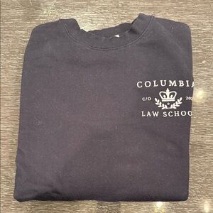 Columbia Law School Black Sweatshirt